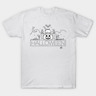 Halloween Typography T-Shirt